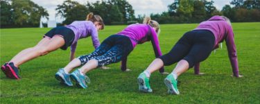 Pushups in Park